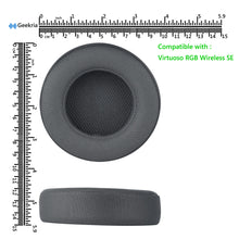 画像をギャラリービューアに読み込む, Geekria イヤーパッド QuickFit 互換性 パッド コルセア Corsair Virtuoso RGB, Virtuoso RGB Wireless SE, Virtuoso RGB Wireless XT ヘッドホンに対応 パッド イヤー / イヤーカップ (プロテインレザー / 濃い灰色)