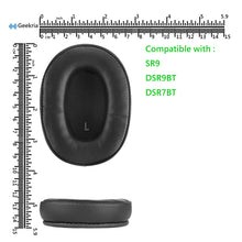 画像をギャラリービューアに読み込む, Geekria イヤーパッド QuickFit 互換性 パッド オーディオテクニカ Audio-Technica ATH-SR9 ATH-DSR9BT ATH-DSR7BT ヘッドホンに対応 パッド イヤー / イヤーカップ (プロテインレザー / ブラック)