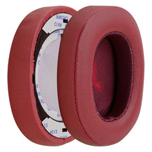 画像をギャラリービューアに読み込む, Geekria イヤーパッド QuickFit 互換性 パッド ジェイビーエル JBL E55BT ヘッドホンに対応 パッド イヤー / イヤーカップ (プロテインレザー / 赤)