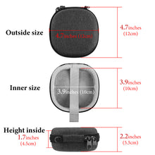画像をギャラリービューアに読み込む, Geekria シールド イヤフォン ケース ビーツバイドクタードレ Beats Powerbeats Pro2 完全ワイヤレス イヤフォンと互換性あり、交換用ハードシェル トラベル キャリング バッグカラビナ クリップ付き (グレー)