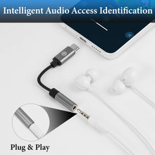 画像をギャラリービューアに読み込む, Geekria USB-C to 3.5mm ヘッドホン変換アダプター、Hi-Fi DAC搭載 AUXオーディオ変換アダプター、iPhone 17/16シリーズ、iPad、Galaxy S25/S26 Ultra、Pixel 10対応(10.8cm、グレー)