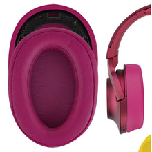 画像をギャラリービューアに読み込む, Geekria イヤーパッド QuickFit 互換性 パッド ソニー Sony MDR-100ABN, WH-H900N ヘッドホンに対応 パッド イヤー / イヤーカップ ( プロテインレザー / ボルドーレッド )