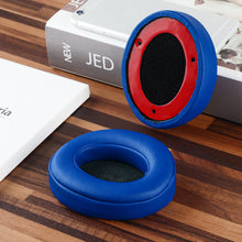 画像をギャラリービューアに読み込む, Geekria QuickFit イヤーパッド 互換性 パッド ジェイビーエル JBL Everest 700, V700BT ヘッドホンに対応 イヤパッド/イヤークッション/イヤーカップ ( プロテインレザー / 青い)