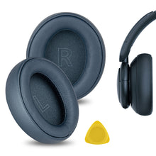 画像をギャラリービューアに読み込む, Geekria イヤーパッド QuickFit 互換性 パッド アンカー Anker Soundcore Life Q30, Soundcore by Anker Life Q35 ヘッドホンに対応 パッド イヤー / イヤーカップ ( プロテインレザー / オブシディアンブルー )