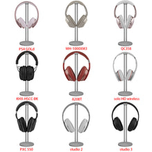 画像をギャラリービューアに読み込む, Geekria ヘッドホンスタンド アルミニウム合金 オーバーイヤー ヘッドホン、ゲームヘッドセット用の ホルダー, デスクディスプレイハンガー 頑丈なヘビーベース ー ソニー Sony WH-1000XM4, WH-1000XM3, ボーズ Bose QC35II, NC700, オーディオテクニカ ATH -M50Xヘッドセット用と互換性 (Gray)