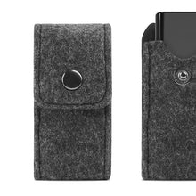 画像をギャラリービューアに読み込む, Geekria フェルト カバー 互換性 カバー HUAWEI FreeBuds Lipstick 対応 True Wireless Earbuds 充電ケース充電ケースカバー 外装カバー キーホルダーフック付き、充電ポートアクセス可能 (Dark Grey)