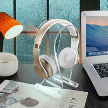 画像をギャラリービューアに読み込む, Geekria ヘッドホンスタンド クリア オメガ オーバーイヤー ヘッドホン、ゲームヘッドセット用の ホルダー, デスクディスプレイハンガー ソニー SONY, アーカーゲー AKG, オーディオテクニカ ATH, ボーズ Bose, ジェイビーエル JBLと互換性(Clear)