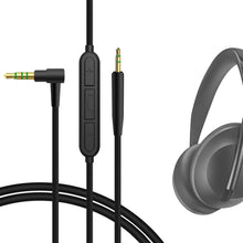 画像をギャラリービューアに読み込む, Geekria ケーブル 互換性 オーディオコード ボーズ Bose 700, QuietComfort Ultra II, NC700, 700 ANC ヘッドホンケーブル、2.5mm に適合する インラインマイクと音量コントロール 1.2m