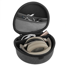 画像をギャラリービューアに読み込む, Geekria ケース Sheild ヘッドホンケース 互換性 ハードケース 旅行用 ハードシェルケース ソニー Sony WH1000XM2, H-H900N, WH-H910N, WH-H800, WH-XB900N, MDR100ABN, MDR100AAP に対応 収納ポーチ付き (ダークグレー)