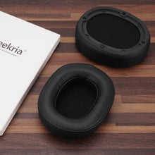 画像をギャラリービューアに読み込む, Geekria イヤーパッド QuickFit 互換性 パッド COWIN SE7, SE7 PRO ヘッドホンに対応 パッド イヤー / イヤーカップ プロテインレザー (黒)