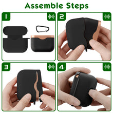 画像をギャラリービューアに読み込む, Geekria シリコン カバー 互換性 カバー ソニー SONY WF-1000XM3 対応 True Wireless Earbuds 充電ケース充電ケースカバー 外装カバー キーホルダーフック付き、充電ポートアクセス可能、フロントLED可視