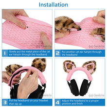 画像をギャラリービューアに読み込む, Geekria カバー 互換性 ニット生地 ヘッドバンド猫耳スーツ レイザー Razer, スティールシリー SteelSeries, HyperX, ゼンハイザー Sennheiser, アストロテック ASTRO, ソニー Sony, ロジクール Logitech, オーディオテクニカ ATH ヘッドホンに 対応 簡単に装着 工具不要