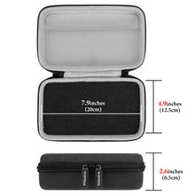 画像をギャラリービューアに読み込む, Geekria ウェブカメラ キャリング ケースロジクール Logitech MX Brio Ultra HD 4K ストリーミング ウェブカメラ交換用ハードシェル トラベル キャリング バッグ ケーブル収納付き (ダークグレー)