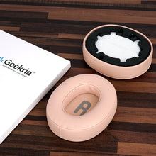 画像をギャラリービューアに読み込む, Geekria イヤーパッド QuickFit 互換性 パッドジェイビーエル JBL Tune 700BT/ 750BTNC/ 710BT/ 720BT/ 760NC/ 770NC Wireless ヘッドホンに対応 パッド イヤー / イヤーカップ プロテインレザー (ブラッシュピンク)
