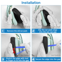画像をギャラリービューアに読み込む, Geekria イヤーパッド Sport 互換性 パッド Astro Gaming A10 Gen 2 ヘッドホンに対応 パッド イヤー / イヤーカップ ( 冷却ジェル /黒 )