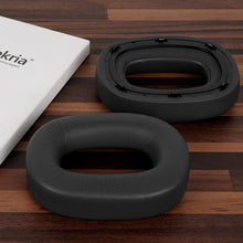 画像をギャラリービューアに読み込む, Geekria イヤーパッド QuickFit 互換性 パッド Bowers&Wilkins Px8, Px7 S2 ( Do Not Fit Px7, Px7S2e) ヘッドホンに対応 パッド イヤー / イヤーカップ プロテインレザー (黒)