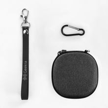 画像をギャラリービューアに読み込む, Geekria シールド イヤフォン ケース ビーツバイドクタードレ Beats Powerbeats Pro2 完全ワイヤレス イヤフォンと互換性あり、交換用ハードシェル トラベル キャリング バッグカラビナ クリップ付き (グレー)