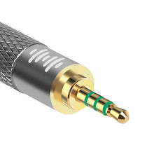 画像をギャラリービューアに読み込む, Geekria 2.5mm オス - 3.5mm (1/8'') バランス メス ヘッドフォン アダプター 3.5mm 4極ケーブル用 バランス 2.5mm プレーヤー デバイスに接続 アルミ合金変換オーディオ プラグ 金メッキ アダプター