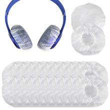 画像をギャラリービューアに読み込む, Geekria カバー 400個入(200ペア) ヘッドホンカバー 劣化防止、防塵 イヤーパッドカバー ストレッチニット 4-8CM ヘッドホン用 不織布 (小型 / ホワイト)