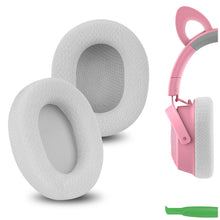 画像をギャラリービューアに読み込む, Geekria イヤーパッド Comfort 互換性 パッド レイザー Razer Kraken V4/V4 X/V4Pro/Kitty V2 Pro, Barracuda/Barracuda X ヘッドホンに対応 パッド イヤー / イヤーカップ (メッシュファブリック / オフホワイト)
