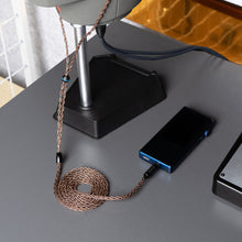 画像をギャラリービューアに読み込む, Geekria Apollo 単結晶銅アップグレードオーディオケーブル、と互換性あり Linsoul KZ ZS10 Pro、SIMGOT EM6L、7Hz x Crinacle Zero:2、KZ ZAS 3.5mm から 0.78mm 2 ピン交換用コード (4.9 フィート / 1.5 m)