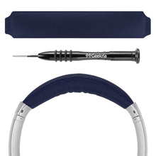 画像をギャラリービューアに読み込む, Geekria ヘッドバンド 互換性 ヘッドホンヘッドバンド 伸縮素材 パッド ボーズ Bose QuietComfort 35 Gaming, QC35II, QC25, QCSE 対応 交換用 (ブルー)