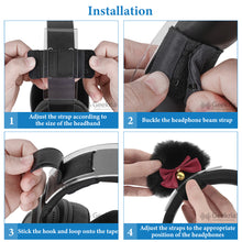 画像をギャラリービューアに読み込む, Geekria 互換性ヘッドフォンヘッドバンドスペーサー+猫耳アタッチメント ボーズ Bose, ソニー Sony, スカルキャンディ Skullcandy, ビーツバイドクタードレ Beats, マーシャル Marshall ヘッドホンに 対応 簡単に装着 工具不要