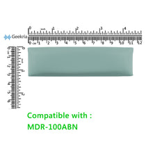 画像をギャラリービューアに読み込む, Geekria ヘッドバンド 互換性 ヘッドホンヘッドバンド プロテインレザー パッド ソニー SONY MDR-100ABN, WH-H900N 対応 交換用 (グレイグリーン)