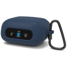画像をギャラリービューアに読み込む, Geekria シリコン カバー 互換性 イヤホンカバー Soundcore Liberty 5 Pro by Anker 対応 True Wireless Earbuds ワイヤレスイヤホンケースカバー ワイヤレスイヤホン 外装カバー キーホルダーフック付き、ケースポートアクセス可能 、フロントLED可視 (ダークブルー)