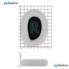 画像をギャラリービューアに読み込む, Geekria メッシュ イヤーパッド 対応 Logitech G522 Lightspeed Wireless, Astro A20X ゲーミングヘッドホン 交換用 イヤークッション リペアパーツ (グレー)