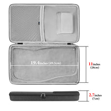画像をギャラリービューアに読み込む, Geekria ハードシェル トラベル キャリー キーボード ケース、マイクロソフト Microsoft Ergonomic/ Ergonomic Desktop/ 3ra00022 Keyboard (LXM-00004)、エルゴノミクス キーボードとマウスのコンボ ケース (ダーク グレー)