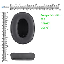 画像をギャラリービューアに読み込む, Geekria イヤーパッド QuickFit 互換性 パッド オーディオテクニカ ATH-SR9, ATH-DSR9BT, ATH-DSR7BT ヘッドホンに対応 パッド イヤー / イヤーカップ (プロテインレザー / グレー)