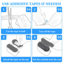 画像をギャラリービューアに読み込む, Geekria シリコン カバー 互換性 カバー アップル Apple AirPods 4 対応 True Wireless Earbuds 充電ケースカバー 外装カバー キーホルダーフック付き、充電ポートアクセス可能 (黒)