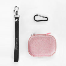 画像をギャラリービューアに読み込む, Geekria シールドケース カラビナ付きジャブラ Jabra Elite 10 Gen 2、Elite 75t、Elite 65t、Elite10 トゥルーワイヤレスイヤホンに対応 交換用保護ハードシェルトラベルキャリングバッグ ケーブル収納付き (粉)