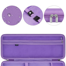 画像をギャラリービューアに読み込む, Geekria 75% キーボードケース、ハードシェルトラベルキャリーバッグ、コンパクトな84キーコンピューターメカニカルゲーミングキーボード用、ロジクール Logicool POP Keys/ POP ICON Combo、Nuphy Air75に対応 (パープル)