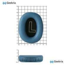 画像をギャラリービューアに読み込む, Geekria イヤーパッド Comfort 互換性 パッド ロジクール Logitech GPro/ GProX/ GProX2/ GProX League of Legends Edition Gaming ヘッドホンに対応 パッド イヤー / イヤーカップ (プロテインレザー /青い)