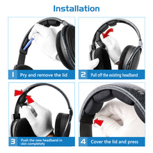 画像をギャラリービューアに読み込む, Geekria イヤーパッド + ヘッドバンド ゼンハイザー Sennheiser ゼンハイザー HD580 HD600 等 対応 交換 用 ヘッドホンパッド イヤーパッド イヤークッション セット (earpad+headband)