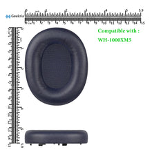 画像をギャラリービューアに読み込む, Geekria イヤーパッド QuickFit 互換性 パッド ソニー Sony WH-1000XM5, WH1000XM5 ヘッドホンに対応 パッド イヤー / イヤーカップ (プロテインレザー/青)