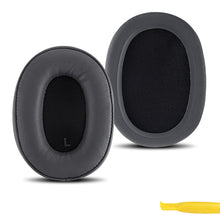 画像をギャラリービューアに読み込む, Geekria イヤーパッド QuickFit 互換性 パッド オーディオテクニカ ATH-SR9, ATH-DSR9BT, ATH-DSR7BT ヘッドホンに対応 パッド イヤー / イヤーカップ (プロテインレザー / グレー)