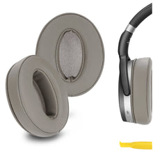 画像をギャラリービューアに読み込む, Geekria イヤーパッド QuickFit 互換性 パッド ゼンハイザー Sennheiser HD4.50BT, HD4.50BTNC, HD4.40BT, HD4.30G, HD4.20S, HD458BT, HD450, HD450BT, HD400S, HD350BT ヘッドホンに対応 パッド イヤー / イヤーカップ プロテインレザー ( ブラウン)