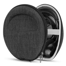 画像をギャラリービューアに読み込む, Geekria Shield ヘッドホンケースオンイヤー交換用ハードシェル、旅行用キャリーバッグ、ケーブル収納付き、ロジクール Logicool Stereo/H820e、ジャブラ Jabra Engage 75ヘッドホン対応(ダークグレー)