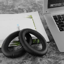 画像をギャラリービューアに読み込む, Geekria QuickFit イヤーパッド 互換性 パッド ゼンハイザー Sennheiser PXC450 PXC350, PC350, HMEC250, HME95 ヘッドホンに対応 イヤパッド/イヤークッション/イヤーカップ ( プロテインレザー / ブラック )