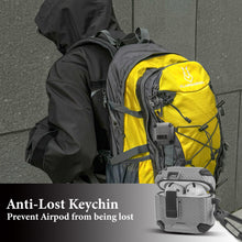 画像をギャラリービューアに読み込む, Geekria ハードシェルケース Apple AirPods 4用 耐衝撃フルボディカバー ロック解除フラップ、電話ホルダー、マグネット式バック付き