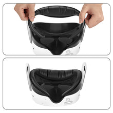 画像をギャラリービューアに読み込む, Geekria VR アップグレードフェイシャルインターフェース、Meta Quest 3S 対応、防汗 PU フォームクッション、漏れ防止ライトノーズパッド付きアクセサリーセット、防汗・空気循環設計