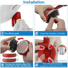 画像をギャラリービューアに読み込む, Geekria Elite イヤーパッド 互換性 パッド ビーツバイドクタードレ Beats Studio 2 (B0501) ヘッドホンに対応 イヤパッド/イヤークッション/イヤーカップ ( シープスキン / 青 )