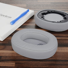 画像をギャラリービューアに読み込む, Geekria イヤーパッド QuickFit 互換性 パッド ジェイビーエル JBL LIVE 500BT ヘッドホンに対応 パッド イヤークッション / イヤーカップ (プロテインレザー / グレー)