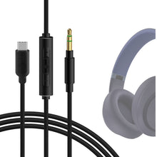 画像をギャラリービューアに読み込む, Geekria ケーブル USB-C Digital to Audio 互換性 オーディオコード ビーツバイドクタードレ Beats Studio Pro Studio3 Solo3 Solo2 ヘッドホンケーブル、Type-C に適合する インラインマイクと音量コントロール 1.2m