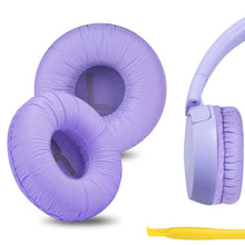 画像をギャラリービューアに読み込む, Geekria イヤーパッド QuickFit 互換性 パッド ジェイビーエル JBL JR300, JR300BT, T450BT, T500BT, Tune 500, Tune 500BT, Tune 510BT, Tune 520 ヘッドホンに対応 パッド イヤー / イヤーカップ (レザーレット / 紫)