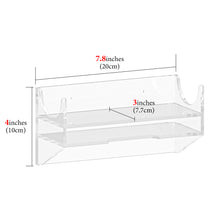 画像をギャラリービューアに読み込む, Geekria アクリル製壁掛けスピーカーブラケット Beats Pill 対応 浴室、キッチン、トイレ、寝室、オフィスの壁掛けに最適 (透明)