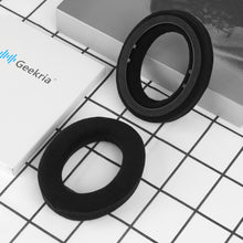 画像をギャラリービューアに読み込む, Geekria イヤーパッド Comfort 互換性 パッド ゼンハイザー Sennheiser HD490 Pro, HD490 Pro Plus ヘッドホンに対応 パッド イヤー / イヤーカップ ベロア (黒)